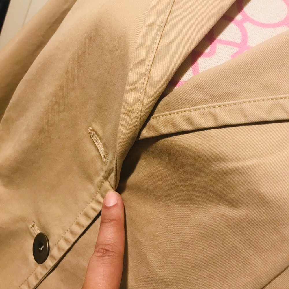Coldwater Creek tan blazer - Picture 3 of 5